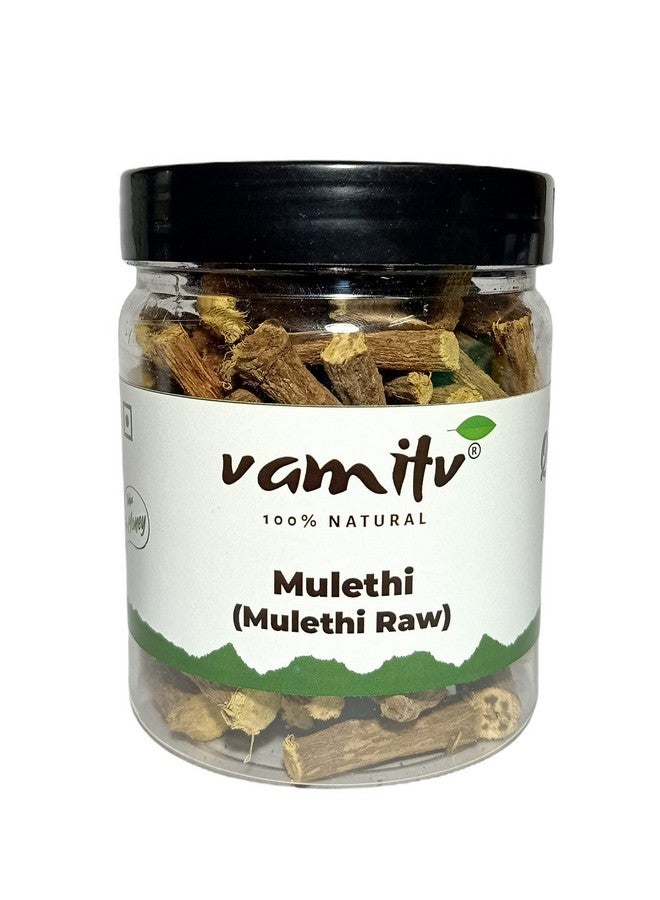 Vamitv Liquorice (Mulethi) Root Whole 200 Gm | Yashtimadhu for your Health,Skin and Hair Care | glycyrrhiza glabra | Atimadhuram/Athimadhura | No Added Preservatives - Image 1