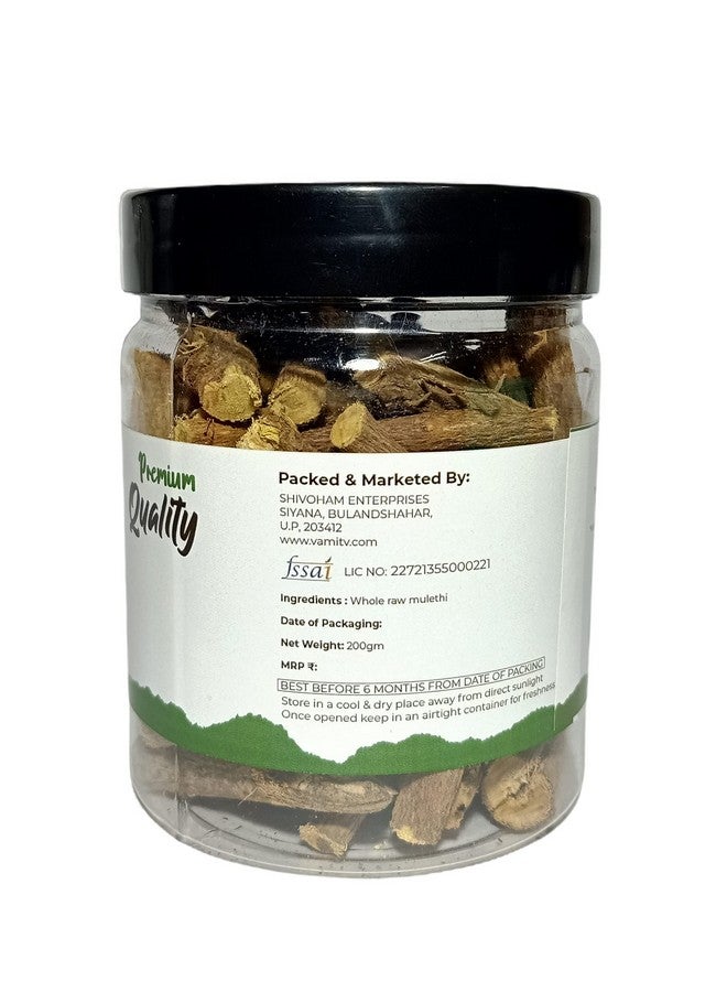Vamitv Liquorice (Mulethi) Root Whole 200 Gm | Yashtimadhu for your Health,Skin and Hair Care | glycyrrhiza glabra | Atimadhuram/Athimadhura | No Added Preservatives - Image 3