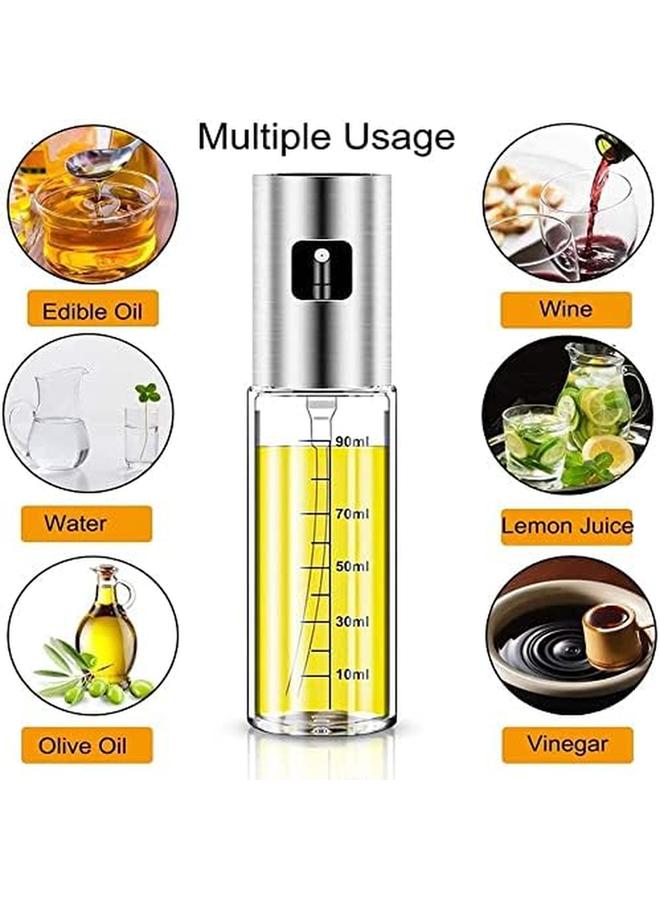 SKY-TOUCH Oil Spray Bottle Olive Oil Sprayer Spray Bottle Oil Sprayer Oil Sprayer Dispenser Set For Bbq Cooking Salad 100Ml - Image 4
