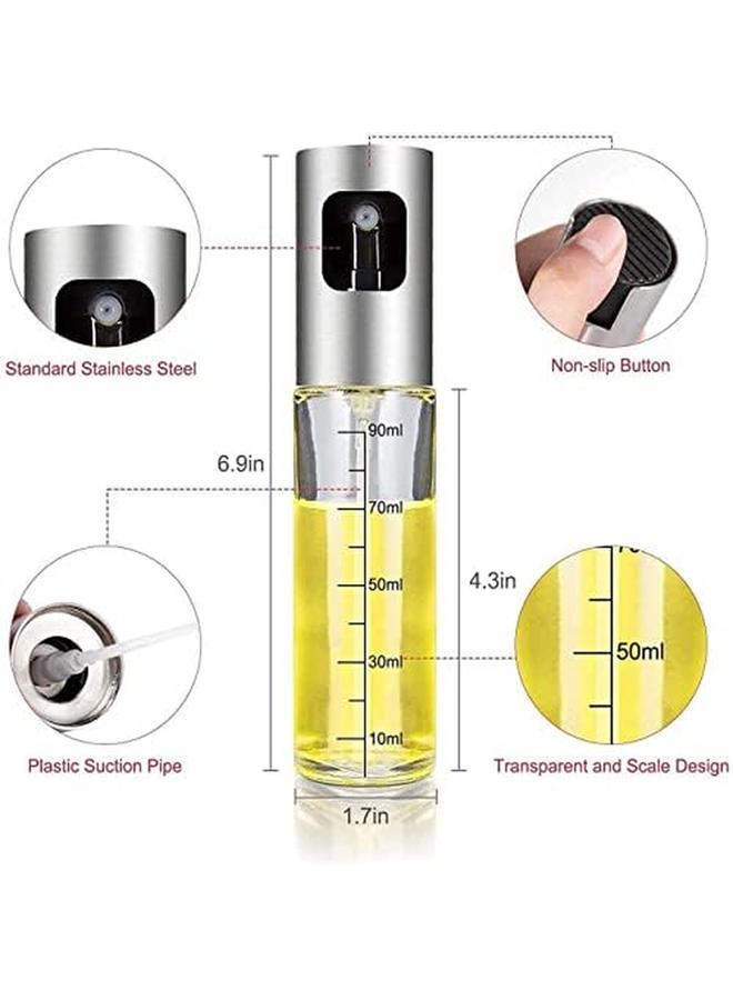 SKY-TOUCH Oil Spray Bottle Olive Oil Sprayer Spray Bottle Oil Sprayer Oil Sprayer Dispenser Set For Bbq Cooking Salad 100Ml - Image 3