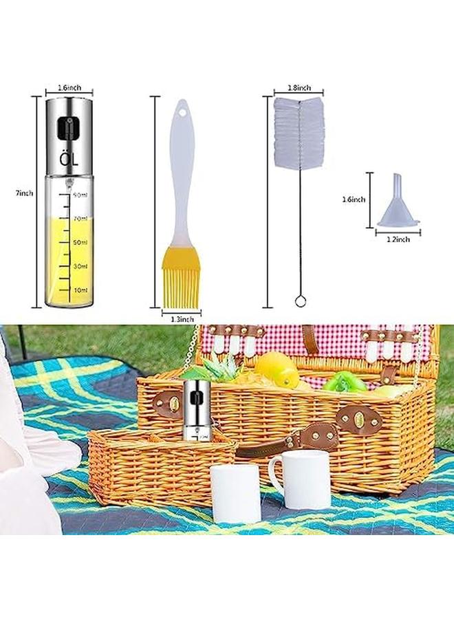 SKY-TOUCH Oil Spray Bottle Olive Oil Sprayer Spray Bottle Oil Sprayer Oil Sprayer Dispenser Set For Bbq Cooking Salad 100Ml - Image 2