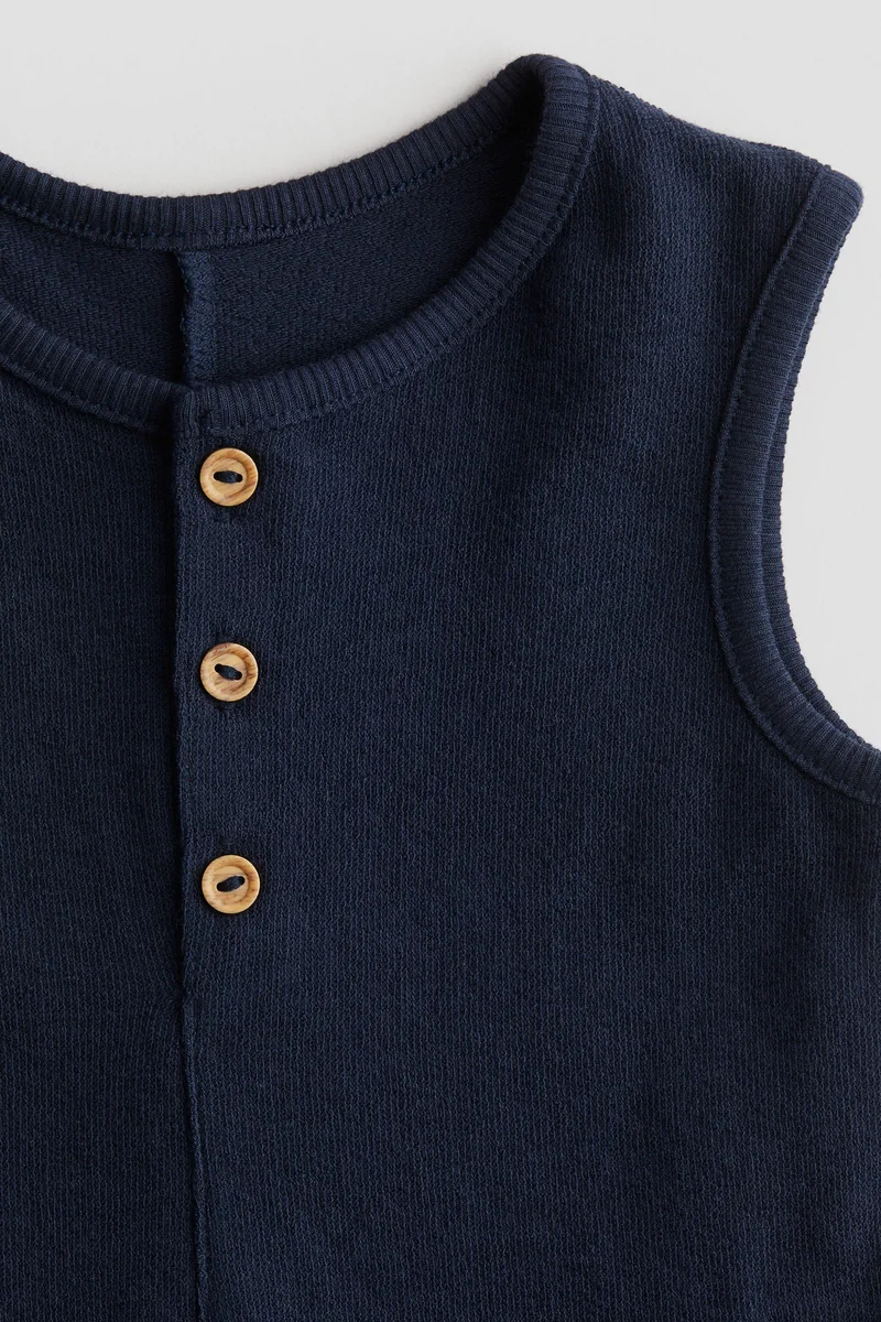 اتش اند ام Cotton romper suit