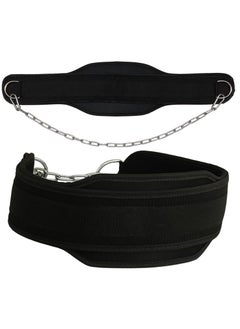 KASTWAVE Weight Lifting Belt, Chain Fitness Dip Belt for Weightlifting Neoprene Support Weighted Pull Up Belt With Heavy Duty Steel Chain for Men Added Weight Training, Squat, Deadlift, Bodybuilding  - Image 1