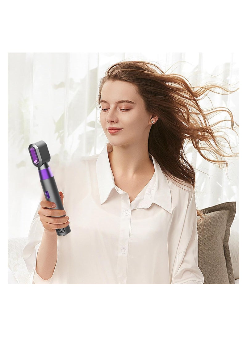 SOLARAE Low Noise Hair Dryer, 5-In-1 Hair Styler Tool, High Speed Salon Dryer Tool, Portable Noiseless Design Salon Hair Tool, with Thermo Control Hot Air Blow Dryer Spinning Brush (with Two Curling Irons) - Image 5