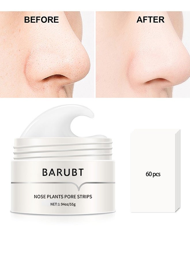BARUBT Blackhead Mask - Blackhead Remover Mask - Peel off Mask Facial Pore Cleanser Purifying Face Mask Nose strips (1.94 Ounce) - White - Image 1