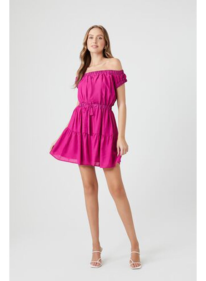 FOREVER 21 Off-The-Shoulder Mini Dress  - Image 5