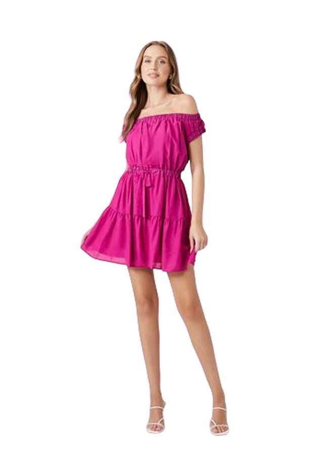 FOREVER 21 Off-The-Shoulder Mini Dress  - Image 1