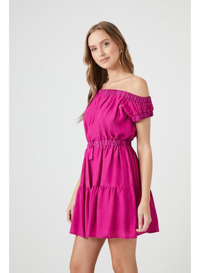 FOREVER 21 Off-The-Shoulder Mini Dress  - Image 3