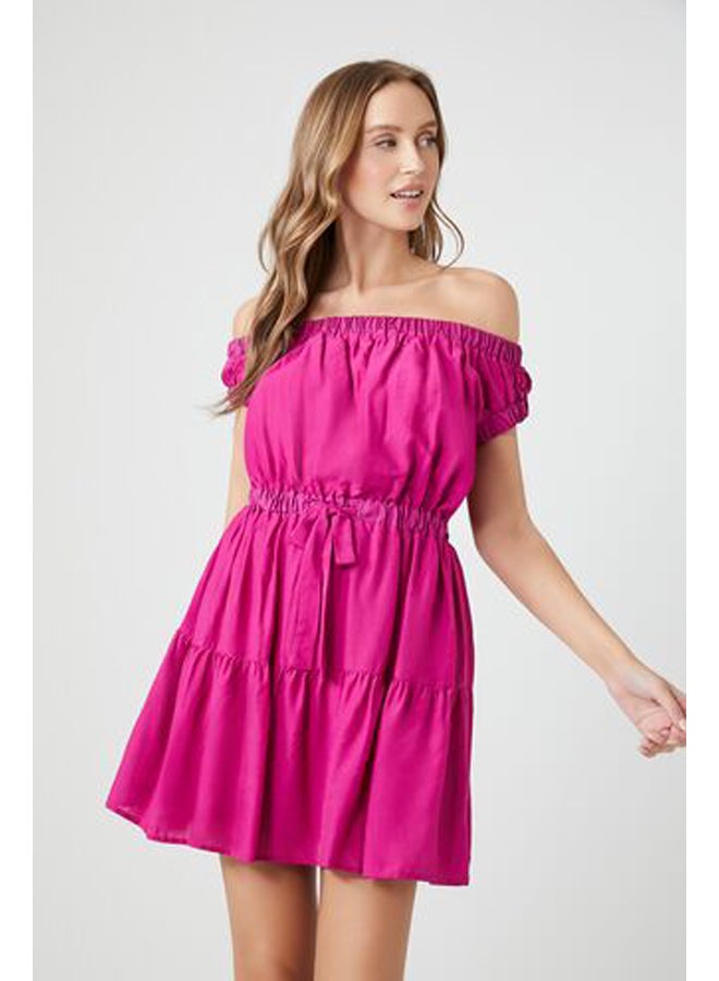 FOREVER 21 Off-The-Shoulder Mini Dress  - Image 2