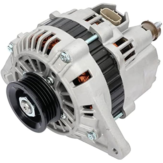 ASTOU Alternator Stable High Output Fit for 2005-2007 for Mitsubishi for Lancer (L4 2.0L Alternator Rebuild Kit Replace 11170 - Image 1