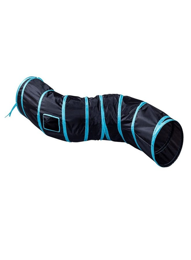Tribones S-Type Pet Cat Tunnels, Pet Ferret Cat Rabbit Bunny Tunnel Tubes Toy, DIY Cat Peekaboo Maze House Tent Bed, Kitten Interactive Toy House (S-3 Way) - Image 3