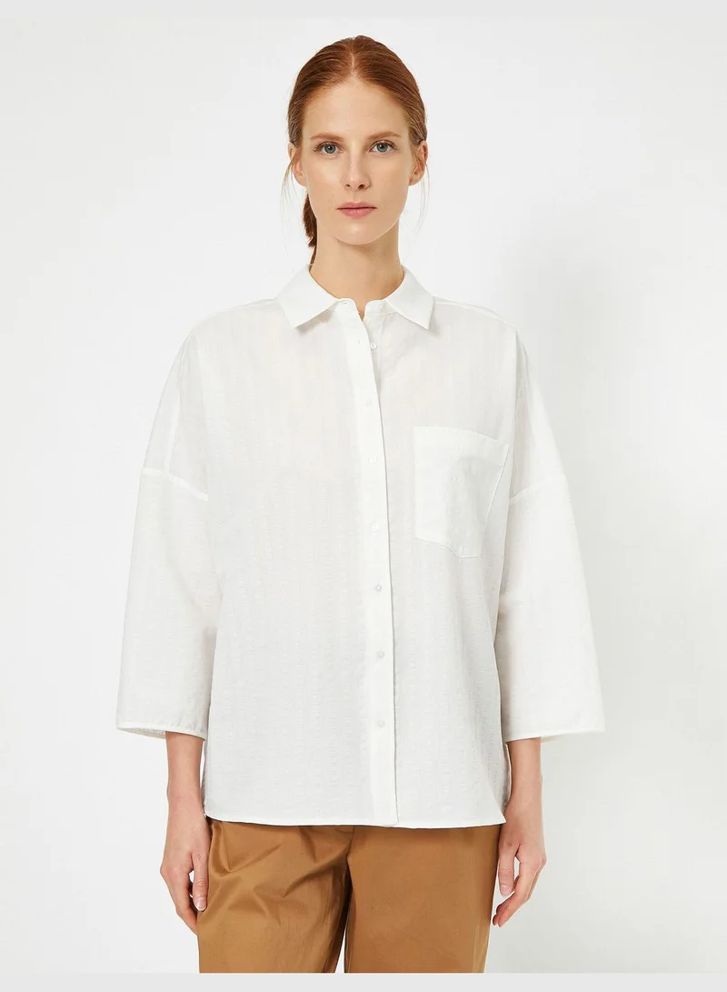 KOTON Pocket Detailed Shirt