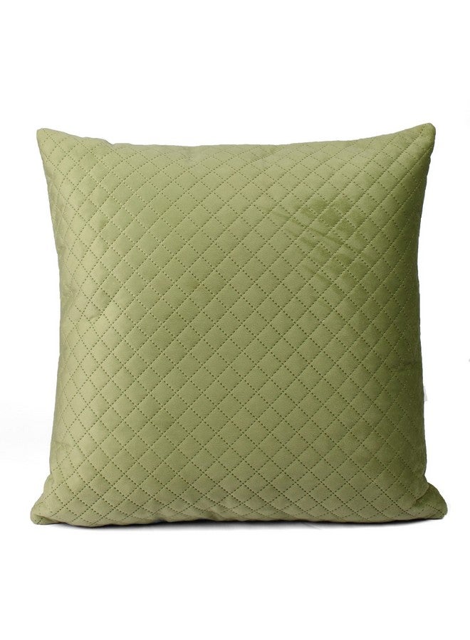 STITCHNEST طقم 2 غطاء وسادة | مخمل مبطن | مهندي | مظهر ناعم وفاخر | 16x16 بوصة | مناسب للكنبة وديكور غرفة المعيشة - Image 4