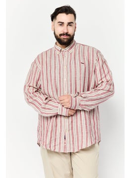 Harmont & Blaine Men Regular Fit Embroidered Long Sleeves Casual Shirt, Multicolor  - Image 1