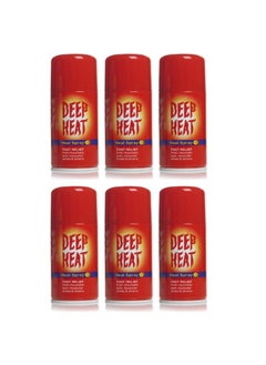DEEP HEAT Deep Heat Fast Relief Spray 150ml - 6 PCS  - Image 1