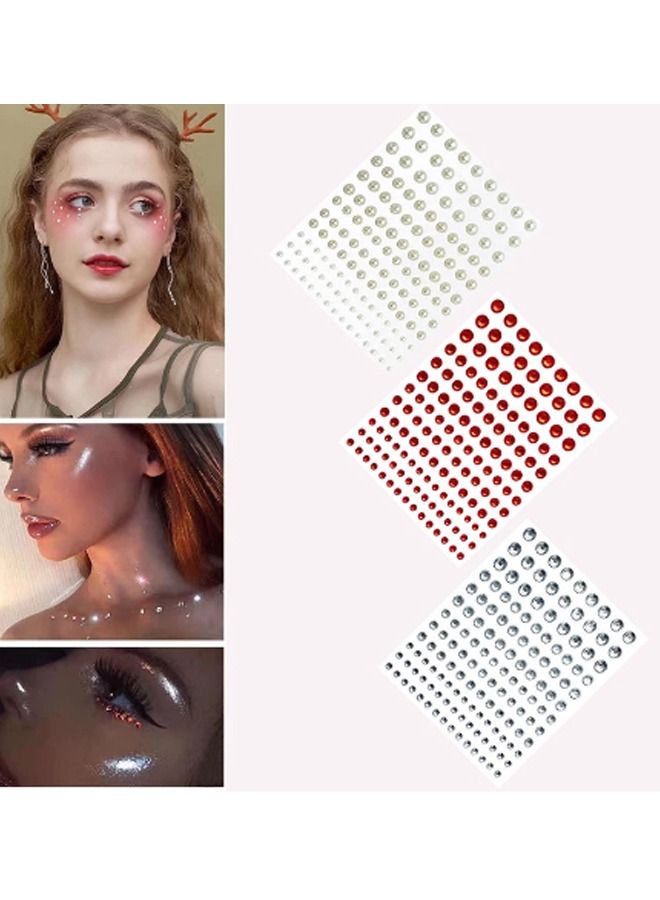 456-Pieces Eyes and Body Gems Rhinestone Crystal Sticker - Image 2