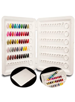 Professional 120 Nail Colors Chart,And 144 False Tips.White Gel Polish Display Card Book, Art Salon Design Booklet, Color Swatches Practice Board - pzsku/ZBD588DB0A2B8BB56ABF4Z/45/_/1703586554/8bb51a5a-5f9b-425e-b13f-a3fe4086b91c