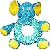 Spunky Pup Wibbleez Round Assorted Stuffed Animal Dog Toy Durable Plush and Nylon Fetch and Throw Toy for Dogs Squeaker Tug Toy Stuffed Toy for Dogs and Puppies Stuffed Animal Chew Toy - Image 3