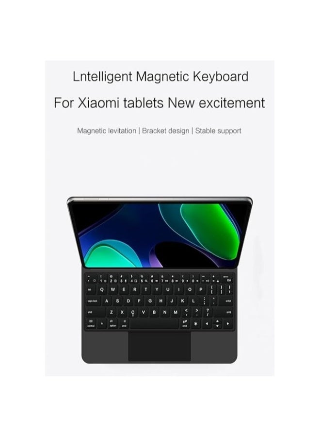 Magnetic Smart Bluetooth Keyboard Case Compatible with Xiaomi Pad 6S Pro 12.4'' 2024 with Trackpad RGB Keyboard for Mi Pad 6S Pro - Image 2
