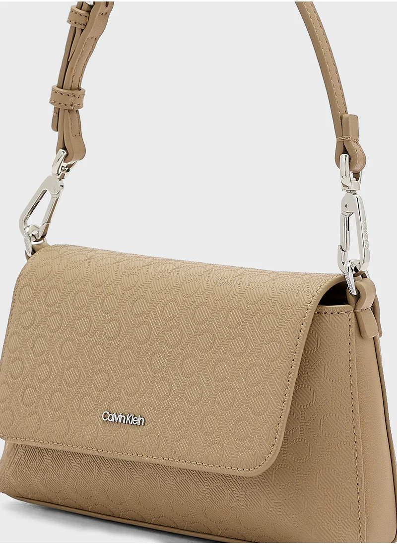 كالفن كلاين Must Double Strap Mini Crossbody