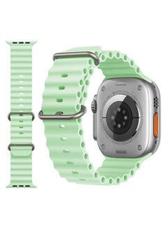 ELTRAZONE Sport New Silicone Band Compatible with Apple Watch Ultra Ocean 42/44/45/49mm Strap for iWatch Series Ultra 8 7 6 5 SE  - Image 2