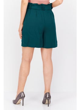 Women Plain Belted Basic Short, Dark Green - pzsku/ZBD58D3624B4CD7046883Z/45/_/1724351084/4c7bbc30-e448-44db-8efe-ffb32ff11305