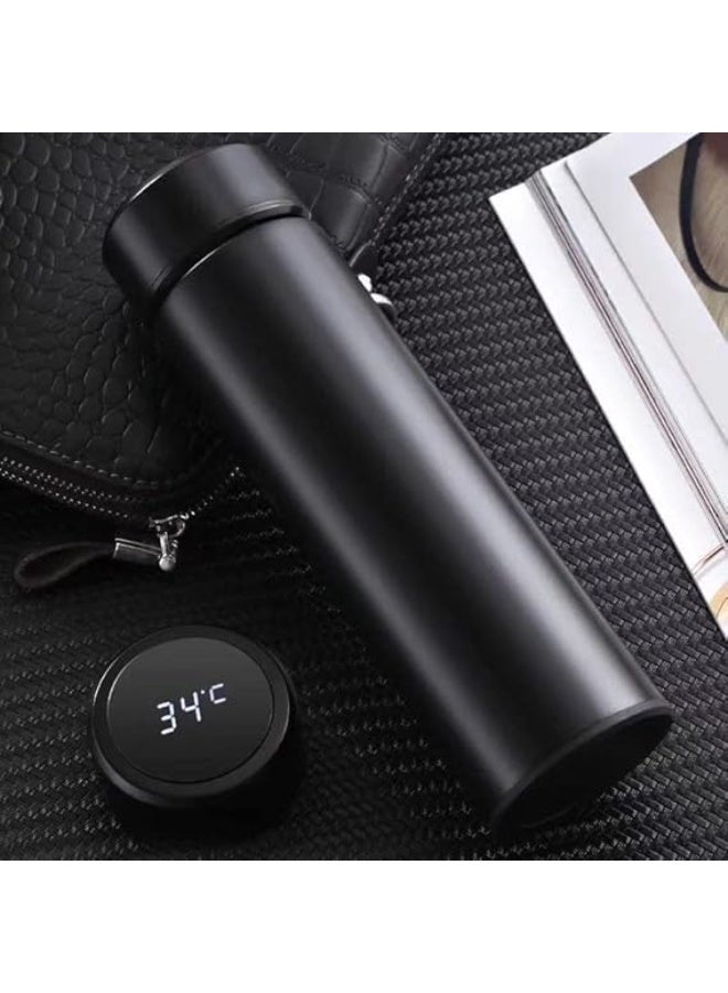 Bottles Smart Thermos Bottle Vacuum Flasks Led Digital Temperature Display Stainless Steel Insulation Mugs Intelligent Thermo Cups Black -Led Style 500ML - Image 5