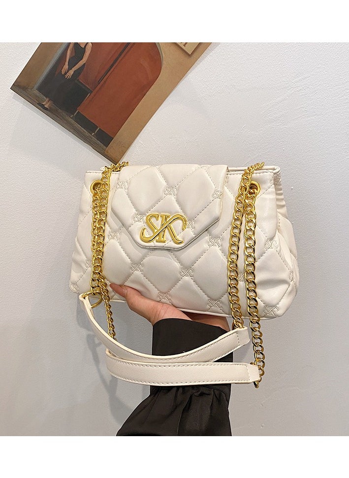 SK New Fashionable And Minimalist Hand-held Single-shoulder And Crossbody Bag 