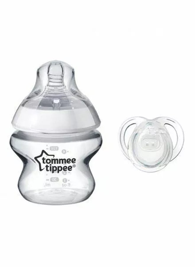 tommee tippee Clear Baby Feeding Bottle 150 ML, 0 To 2 Months + - Image 1