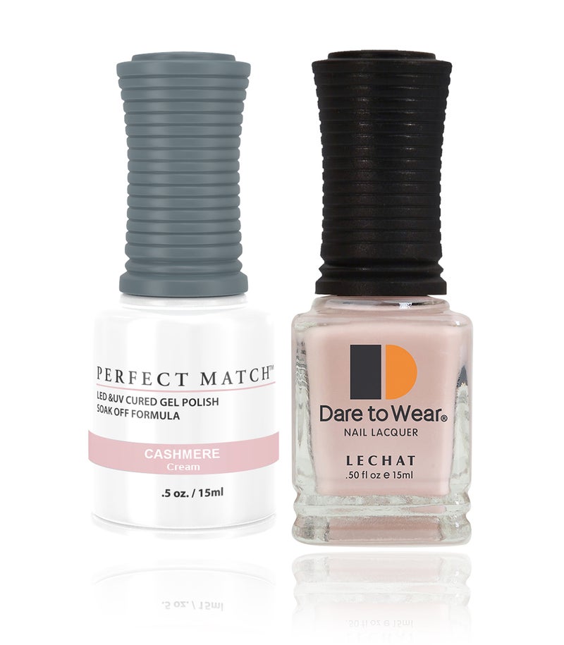 Perfect Match Gel Nail Polish 15ml Soak Off Long Lasting High Shine UV LED Gel Non Toxic Easy Application Wide Color Range for Manicure and Pedicure Cashmere PMS235