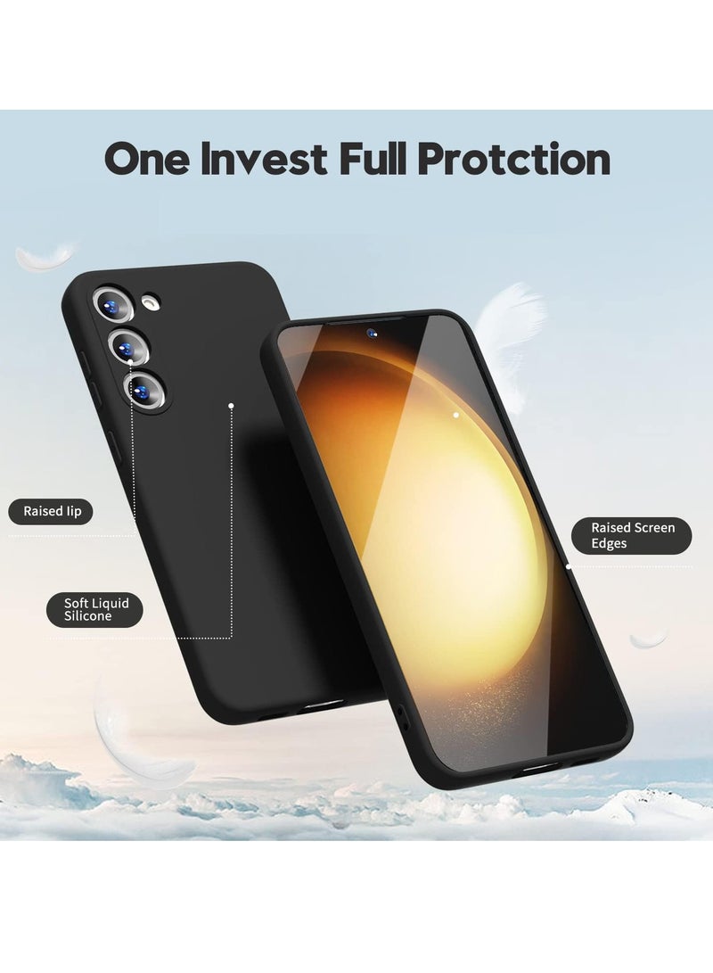 BORTONY Samsung Galaxy A15 Case Cover Flexible Soft Silicone Slim Fit Case for Galaxy A15 Anti Scratch with Inside Microfiber Lining Shockproof Protective Phone Case for Galaxy A15 4G/5G 6.5 inch - Image 3