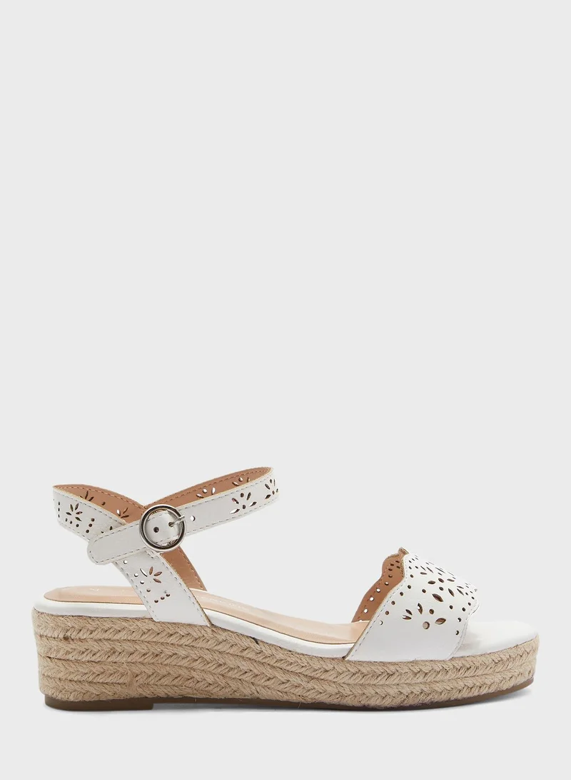 DOROTHY PERKINS Wide Fit Rebecca Wedge Sandals
