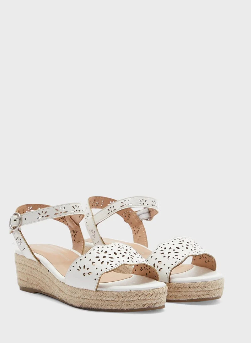 DOROTHY PERKINS Wide Fit Rebecca Wedge Sandals