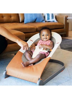 BOON Slant Portable Baby Bouncer - Tan  - Image 3