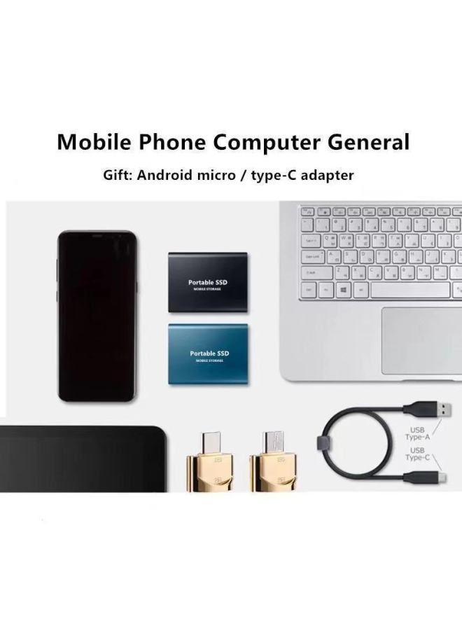 Mobile Hard Disk 8t Solid State Hard Disk Ssd Mobile Hard Disk 1T Mobile Phone Hard Disk Computer External Memory 2T-Capacity:16TB (Version-Interface:Red - Image 4