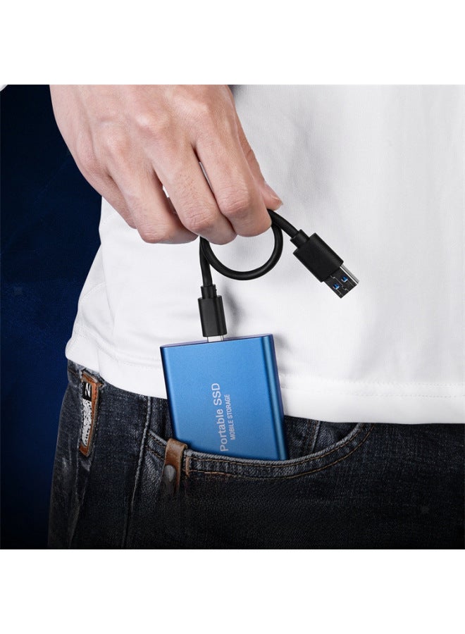 Mobile Hard Disk 8t Solid State Hard Disk Ssd Mobile Hard Disk 1T Mobile Phone Hard Disk Computer External Memory 2T-Capacity:16TB (Version-Interface:Red - Image 3