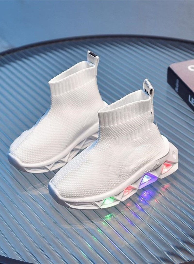Loquat Socks With Light Soles Sneakers White 