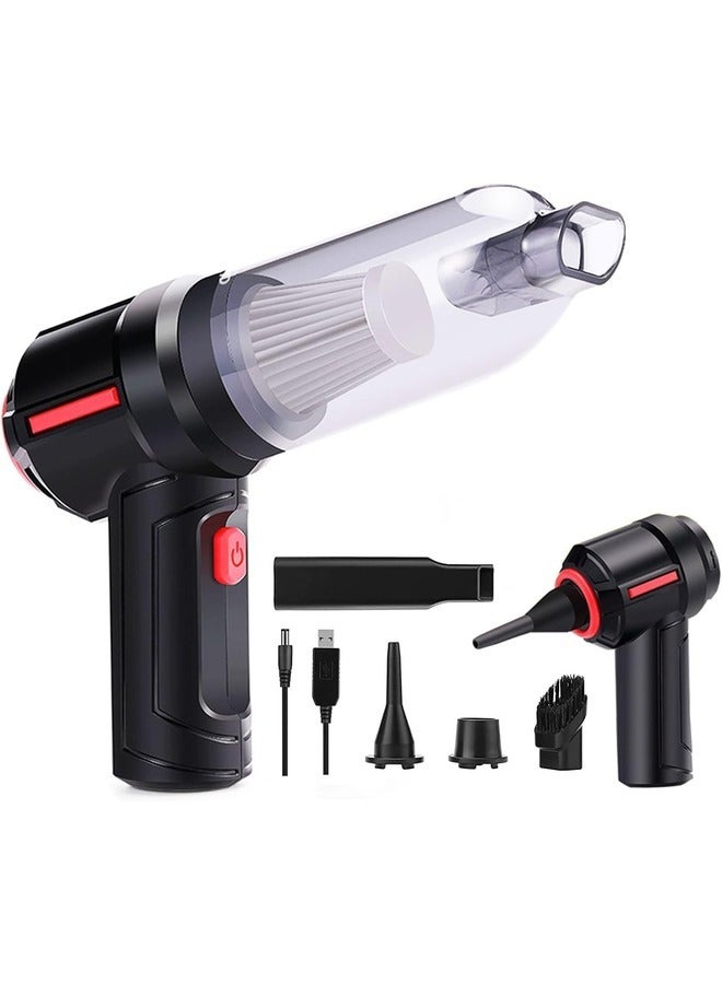 ELTRAZONE Mini Cordless Vacuum Cleaner: Portable Handheld Hoover with 8000PA Suction, USB Rechargeable - Ideal for Home, Office, Car, and Pet Hair - Image 1