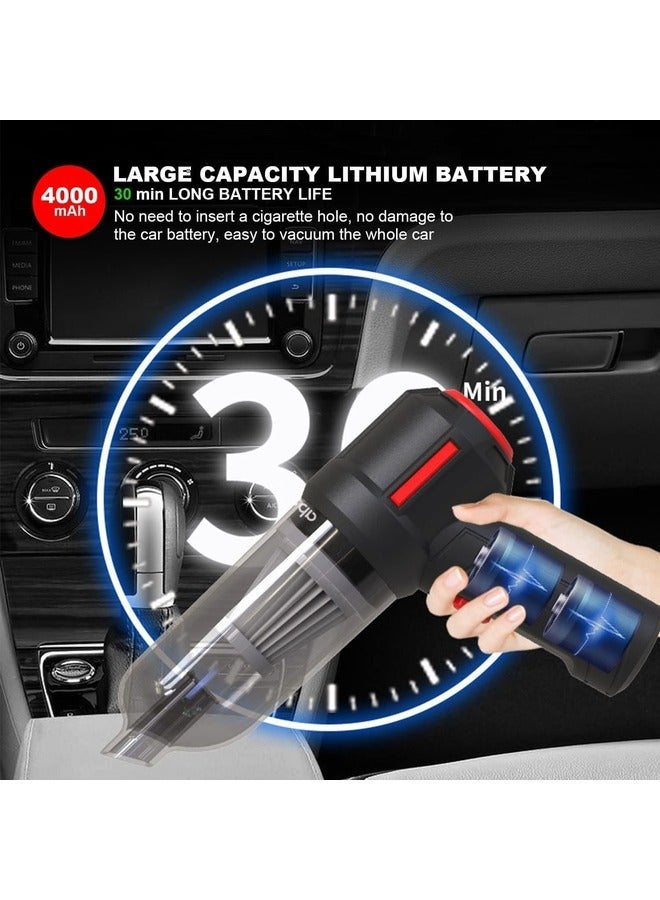 ELTRAZONE Mini Cordless Vacuum Cleaner: Portable Handheld Hoover with 8000PA Suction, USB Rechargeable - Ideal for Home, Office, Car, and Pet Hair - Image 5