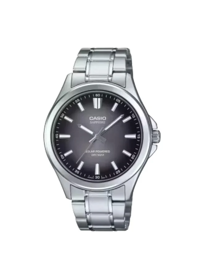 كاسيو Men's Analog Display Watch With Silver Stainless Steel Strap - MTS-RS100D-1AVDF