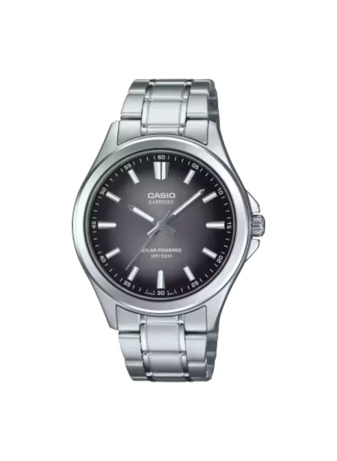 CASIO Men's Stainless Steel Analog Watch MTS-RS100D-1AVDF - 41.7 mm
