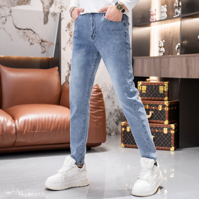 Unisex Classic Denim Jeans Loose Fit Daily Outdoor Wear - Image 3