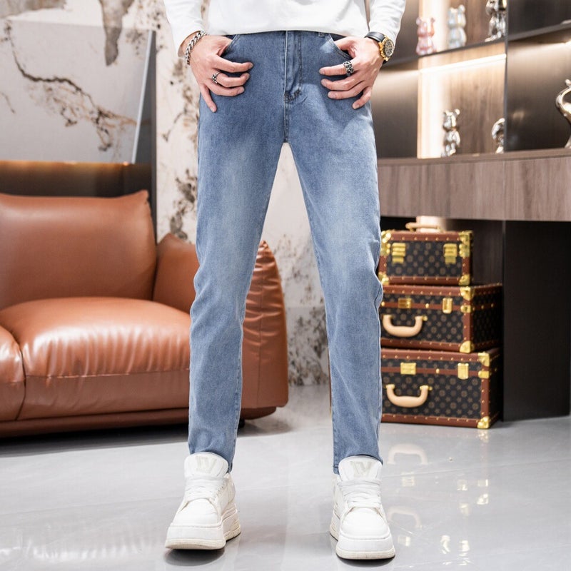 Unisex Classic Denim Jeans Loose Fit Daily Outdoor Wear - Image 4