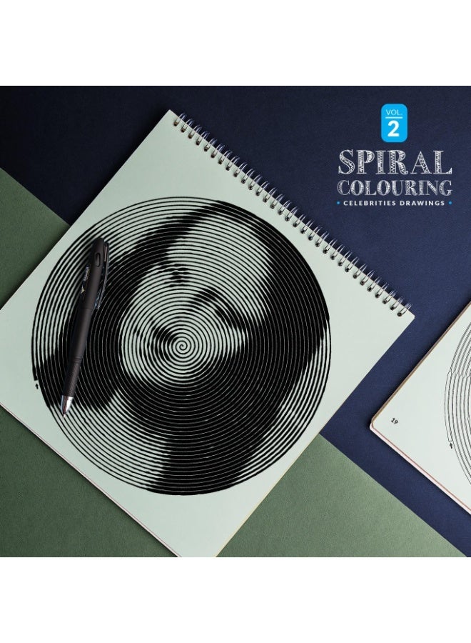 Spiral Coloring Book for Adults 2 with 2 Gifts, Brain Teaser Booklet, Mini Brain Break Puzzles, and Black Highlighter - Image 5