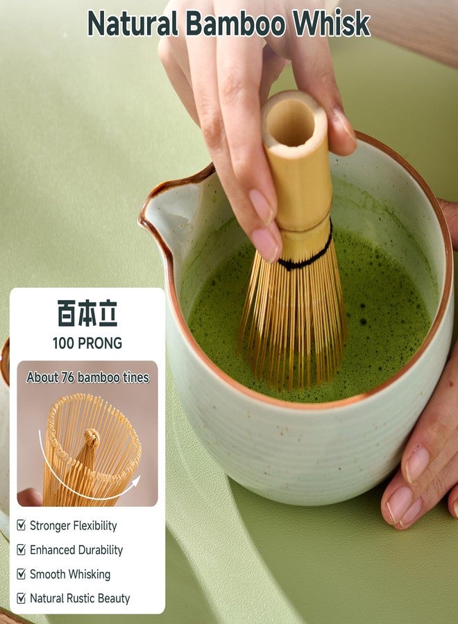 ComboJoy Matcha Whisk Set of 2, Bamboo Chasen for Ceremonial Matcha Preparation, Traditional Japanese Tea Whisks - Image 3