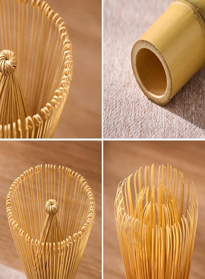 ComboJoy Matcha Whisk Set of 2, Bamboo Chasen for Ceremonial Matcha Preparation, Traditional Japanese Tea Whisks - Image 2