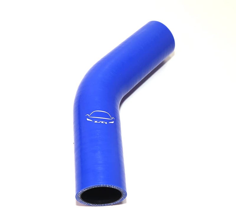 TenkeAuto 4-Ply Reinforced 45 Degree 1.5" ID Elbow Silicone Hose Coupler for Turbo/Intercooler/Piping (BLUE 1.5'') - Image 4