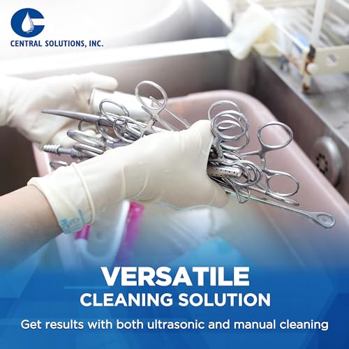CSI Central Solutions Multi Enzymatic Cleanser - Hospital Grade Medical Instrument Cleaner for Presoak and Manual Processing, 1 Gal - Image 5