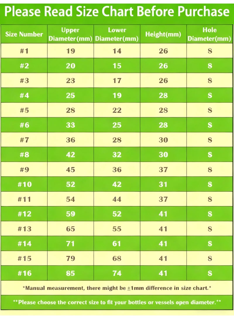 نهر قو 2 قطعة أغطية سيليكون للتخمير بتصميم مثقوب وفتحة للاستخدام في صمام مانع الهواء، مناسبة لتخمير المنزل وصنع النبيذ، وتستخدم كبديل لأغطية الزجاجات المطاطية. - Image 4