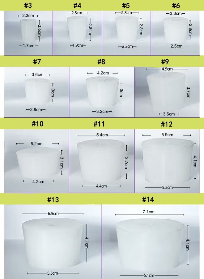 نهر قو 2 قطعة أغطية سيليكون للتخمير بتصميم مثقوب وفتحة للاستخدام في صمام مانع الهواء، مناسبة لتخمير المنزل وصنع النبيذ، وتستخدم كبديل لأغطية الزجاجات المطاطية. - Image 3